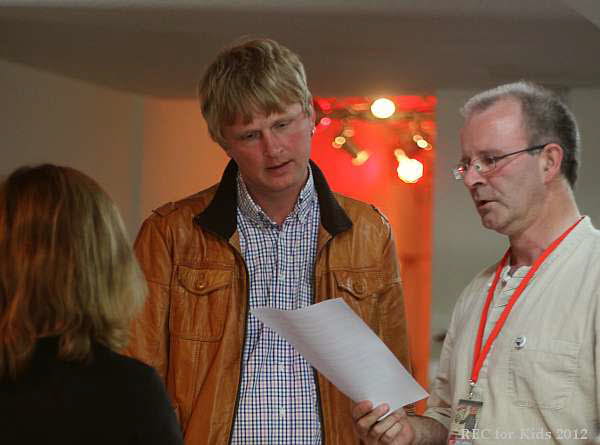 Vorbereitung zur Preisverleihung